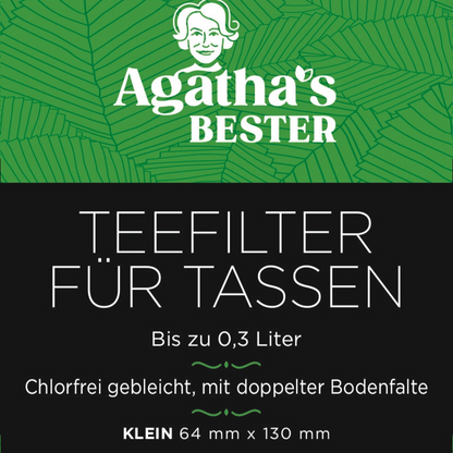 Teefilter für Tassen, Papier